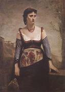 Jean Baptiste Camille  Corot, Agostina (mk11)